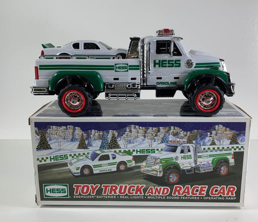 secondhand Hess Truck and Race Cars