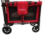 used Wonderfold W2 Original Multifunctional Double Stroller Wagon, 2021, Red