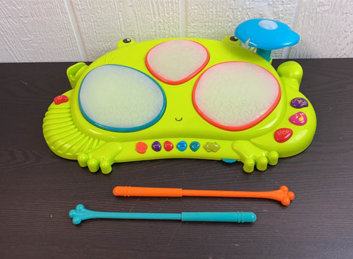 used B. toys Frog Drum Ribbit-tat-tat