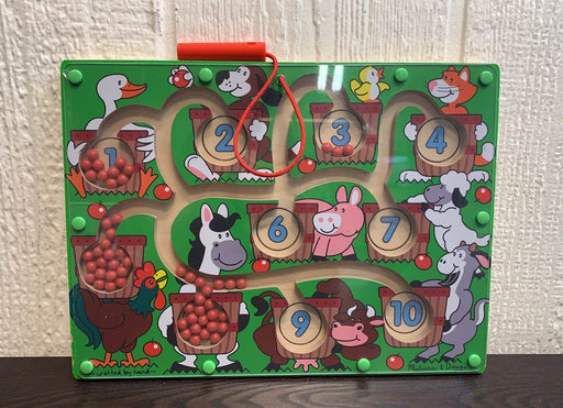 used Melissa & Doug Magnetic Wand Number Maze