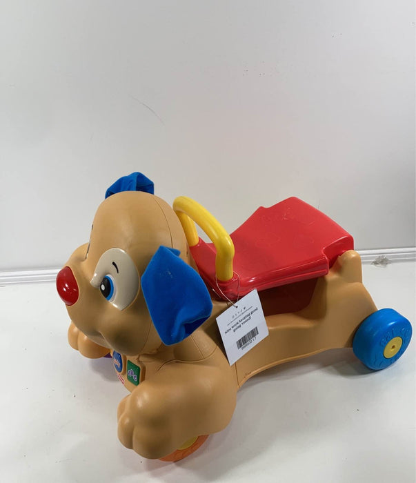 secondhand Fisher Price Laugh And Learn Stride-To-Ride Puppy