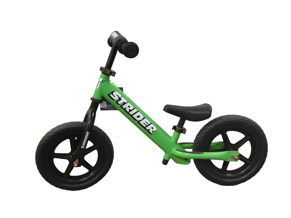 used Strider Balance Bike 12 Sport, Green