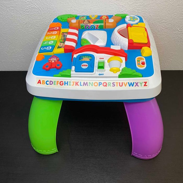 used Fisher Price Laugh And Learn Around The Town Learning Table