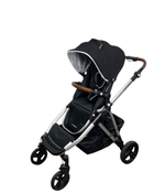 used Mockingbird Single to Double Stroller, Windowpane, Black , Silver with Penny Leather, 2023