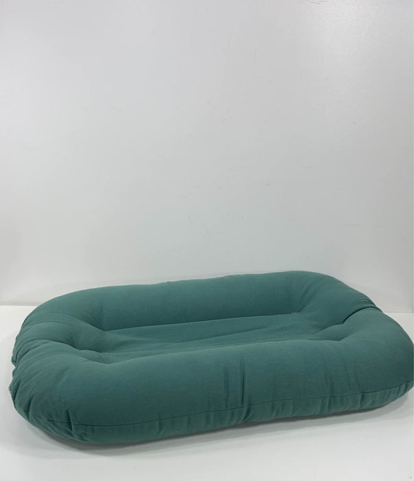 used Snuggle Me Organic Sensory Infant Lounger, Moss