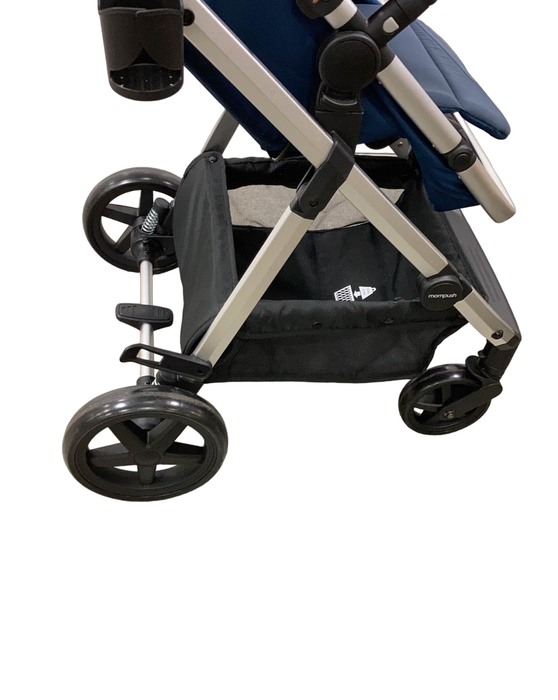 used Mompush Meteor 2 Stroller, 2022, Navy Blue