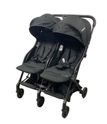 secondhand Mompush Lithe Double Stroller, 2022, Black