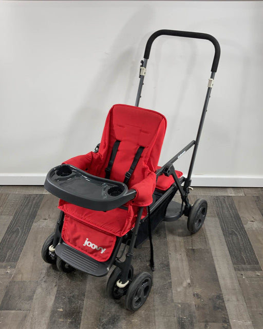 used Joovy Caboose Ultralight Graphite Stroller, 2017, Red