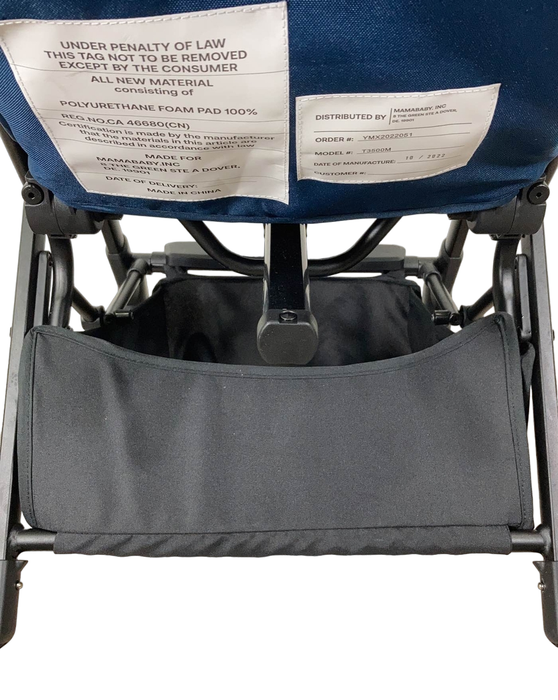 used Mompush Lithe V2 Stroller, Navy, 2022