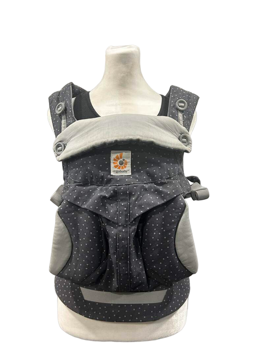 secondhand Ergobaby 360 All Positions Cotton Baby Carrier, Starry Sky, With Easy Snug Insert