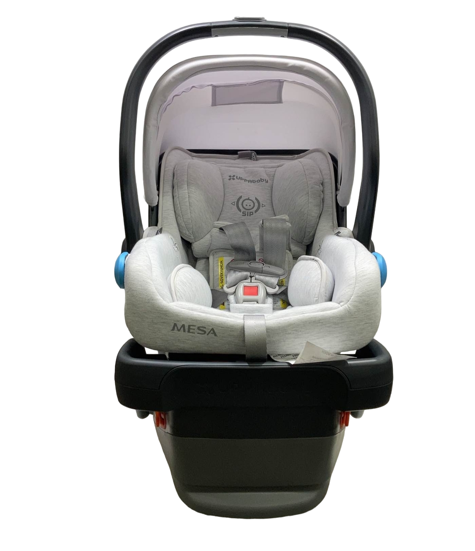 uppababy 2019 mesa UPPAbaby MESA Infant Car Seat, 2020, Bryce (White)