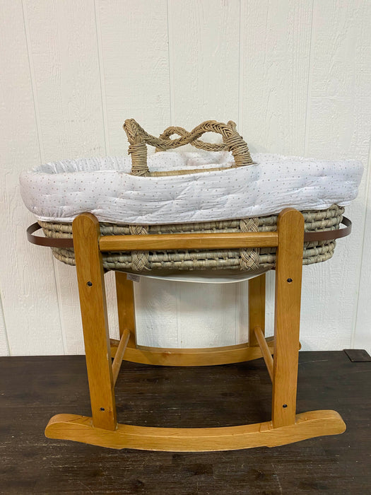 used Restoration Hardware Moses Basket And Stand