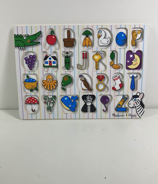 used Melissa & Doug Lift & See Peg Puzzle