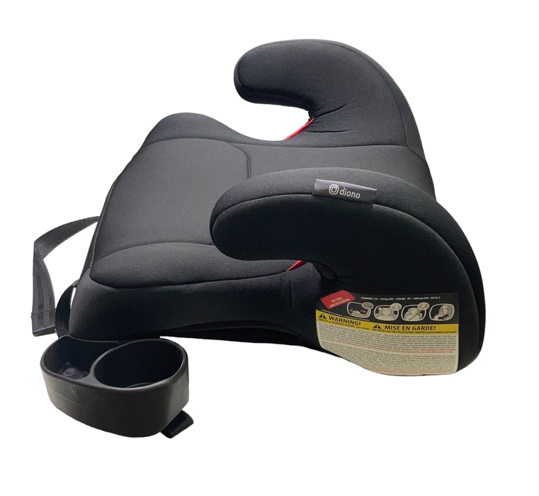 secondhand Diono Solana 2 Backless Booster Seat, 2021, With LATCH, Black