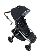 used Mockingbird Single to Double Stroller, 2022, Silver with Penny Leather, Windowpane, Black