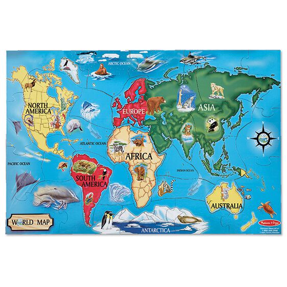 used Melissa & Doug Floor Puzzle