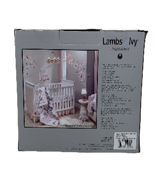 Lambs & Ivy Signature Musical Crib Mobile, Botanical Baby Pink Floral