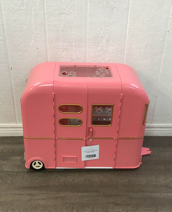 secondhand Our Generation RV Seeing You Camper, Pink