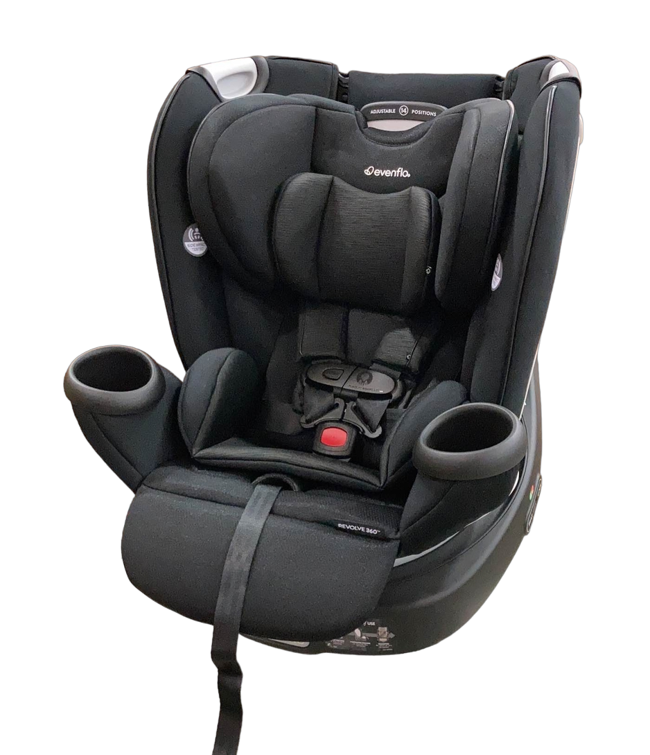 evenflo revolve 360 for newborn Evenflo Gold Revolve 360 Rotational All-In-One Convertible Car Seat, 2022, Onyx