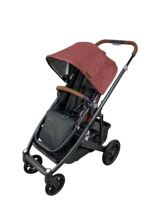 secondhand UPPAbaby CRUZ V2 Stroller, 2022, Lucy (Red Melange)