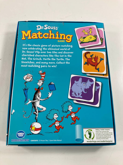 secondhand Dr. Seuss Matching Game