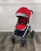 secondhand UPPAbaby VISTA Stroller, Denny (Red Melange), 2014