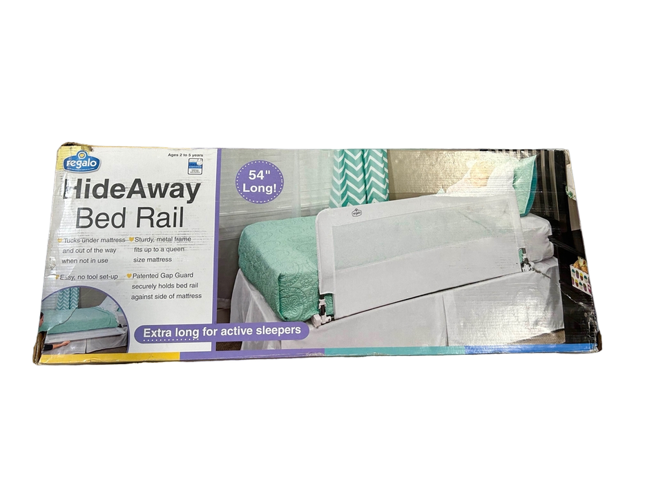 used Regalo Hide-Away Bed Rail, Extra Long