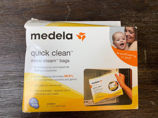 used Medela Quick Clean Micro Steam Bags