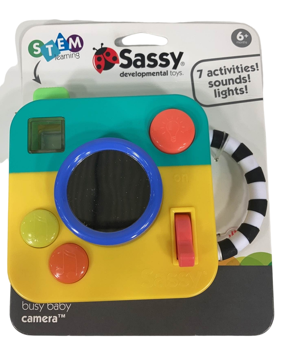 secondhand Sassy Busy Box Baby Camera