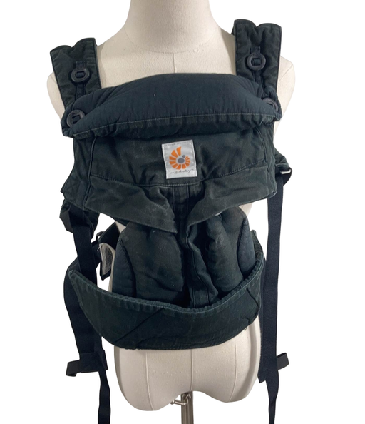 secondhand Ergobaby 360 All Positions Cotton Baby Carrier, Pure Black