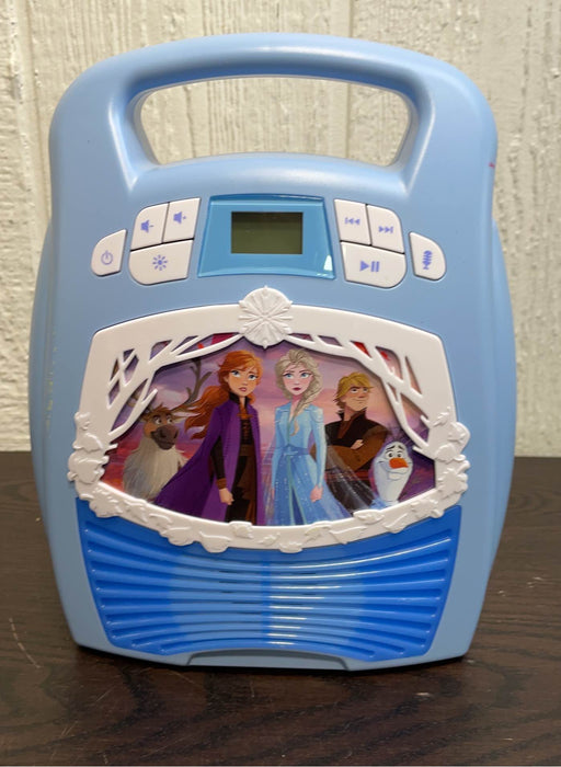 secondhand Disney Frozen 2 MP3 Karaoke Machine with Light Show