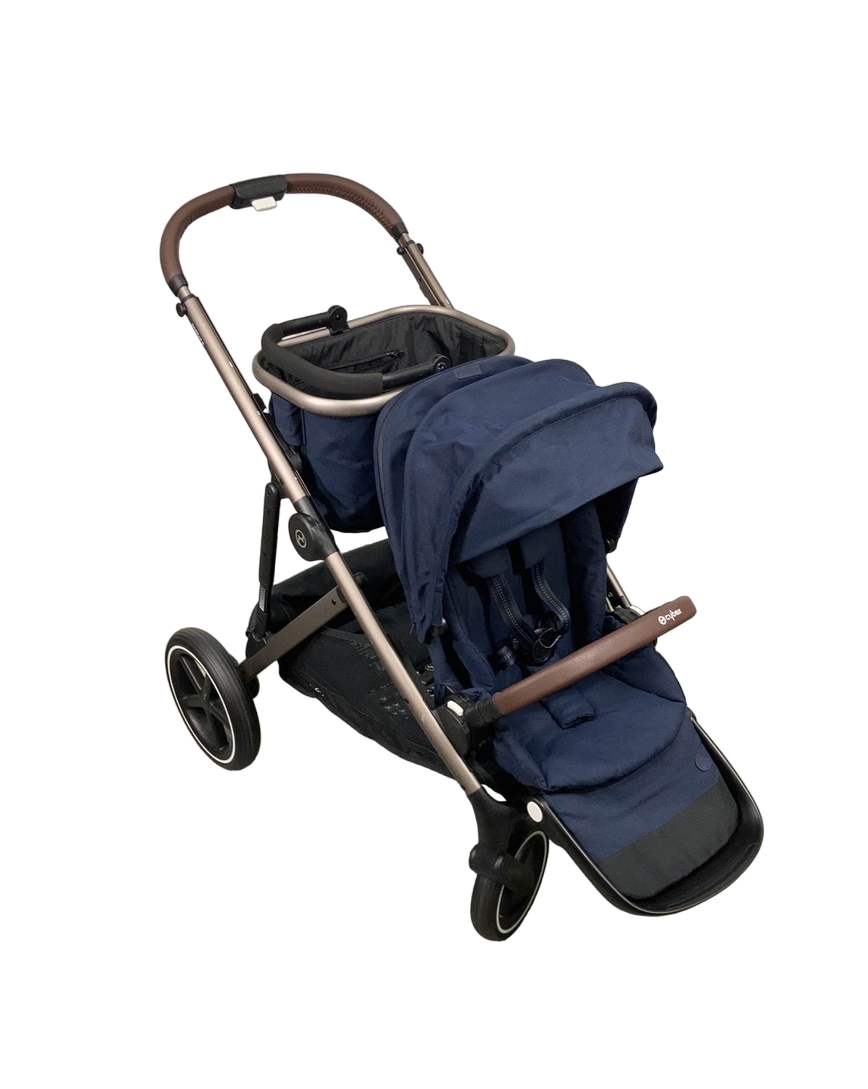 cybex stroller 2021 Cybex Gazelle S Modular Stroller, 2021, Taupe Frame, Navy Blue