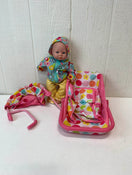 secondhand Levatoy Baby Doll With Carrier