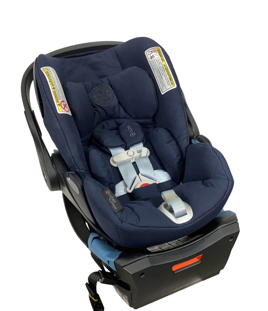 Cybex Cloud Q Infant Car Seat with SensorSafe, Midnight Blue, 2022
