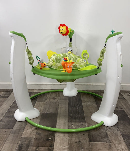 used Evenflo ExerSaucer Jump And Learn Activity Center, Jungle Quest