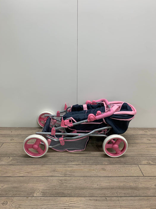 used Hauck Classic Julia Navy and Pink Toy Doll Pram