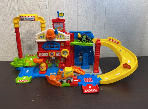 used VTech Go Go! Go! Smart Wheels Save the Day Fire Station
