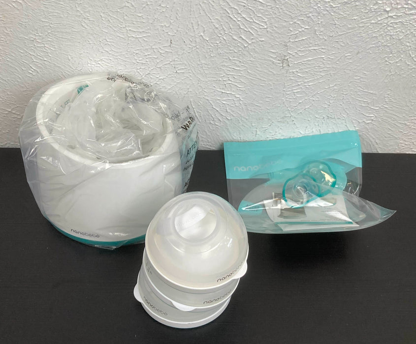Shop Nanobébé Breastmilk Bottle Starter Set, Teal at GoodBuy Gear
