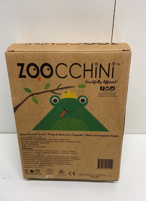 secondhand Zoocchini Hooded Towel, Frog