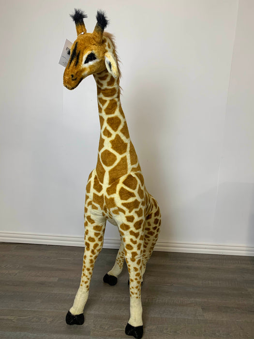 secondhand Melissa & Doug Giraffe Giant Stuffed Animal