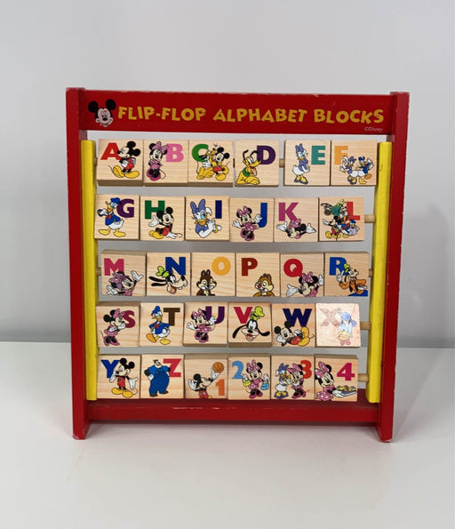 used Disney Flip Flop Alphabet Blocks