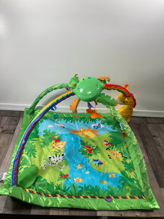 used Fisher Price Rainforest Melodies and Lights Deluxe Gym