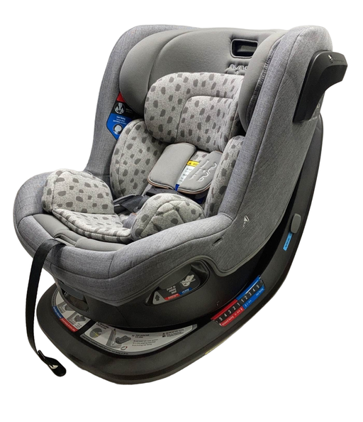 used Nuna Revv Rotating Convertible Car Seat, 2022, Brushstroke Dot