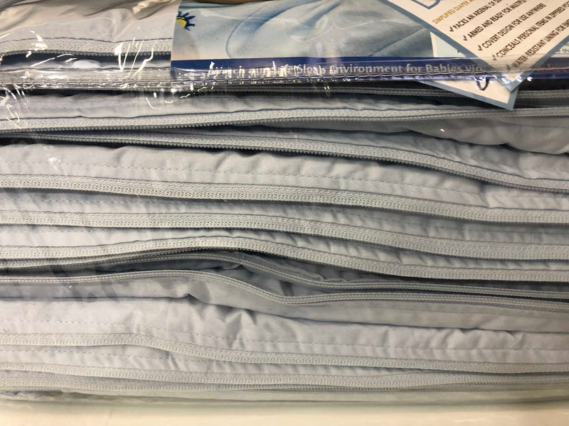 Go Mama Go Designs Vertical Crib Liners, Blue