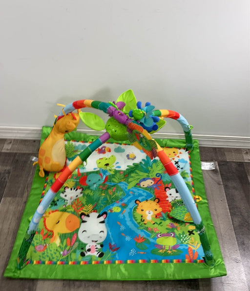 secondhand Fisher Price Rainforest Melodies and Lights Deluxe Gym