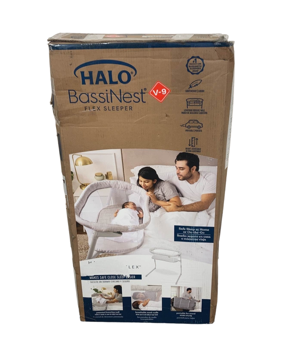 Shop Halo BassiNest Flex Portable Bassinet, Heather Weave at GoodBuy Gear