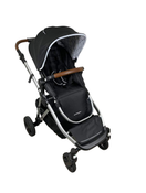 used Mockingbird Single to Double Stroller, 2022, Silver with Penny Leather, Windowpane, Black