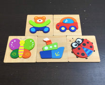 used INNOCHEER Wooden Animal Jigsaw Puzzles