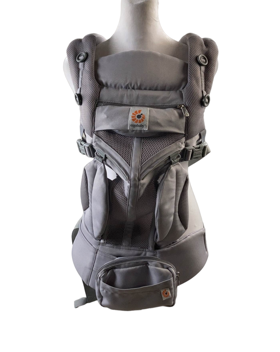 used Ergobaby Omni 360 Cool Air Mesh Baby Carrier, Pearl Grey