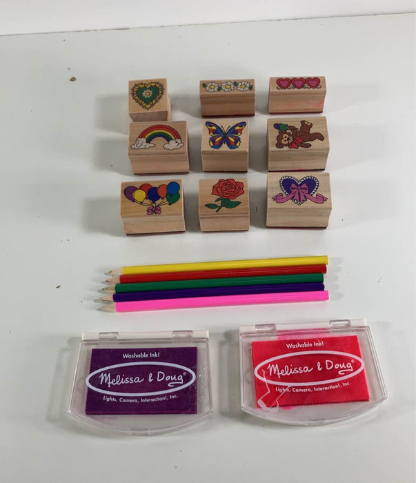 secondhand Melissa & Doug Friendship Stamp Set